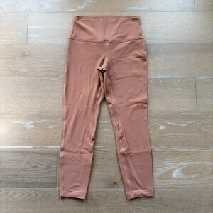 Lululemon Women’s Align High Rise Pants Leggings Size 8 Peach